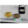 Image 5 : (2) Belt Buckles and Montana silver money clip