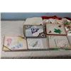 Image 3 : Vintage Doilies, Handkerchiefs, Apron and Misc