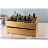 Image 4 : Wooden Crate With Vintage Bottles