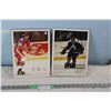 Image 2 : (2X THE MONEY) 4 Hockey Pictures Signed in Plastic Frame