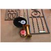 Image 2 : Plant Stand, Decorative Paddle, Metal Gate, Wooden Spools