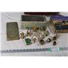 Image 3 : (Small Display Cabinet 15x16) Small Ornaments, Plus 2 Storage Box