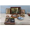 Image 1 : Lot of Collectible Plates and Pictures in Frames