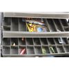 Image 2 : Plastic Tackle Box with Fishing Related Items and Big Mouth Bill Bass Toy Fish