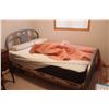 Image 1 : Vintage Steel Bed Frame With Mattress and Box Spring