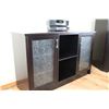 Image 1 : 2 Door Stereo Stand Cabinet 50" x 17.5" x 32" High