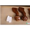 Image 2 : (2X THE MONEY) Fancy Wooden Table Legs (Total 4)