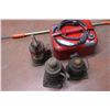 Image 2 : 3 Bottle Jacks and Boat Gas Can and Sewer Snake