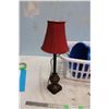 Image 2 : Laundry Basket Garbage Can Desk Lamp Misc Item Box Full