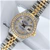 Image 2 : Rolex Ladies 2 Tone Silver Diamond Datejust Wristwatch With Rolex Box