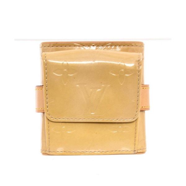 Louis Vuitton Beige Vernis Leather Lafayette Street Coin Purse Bracelet