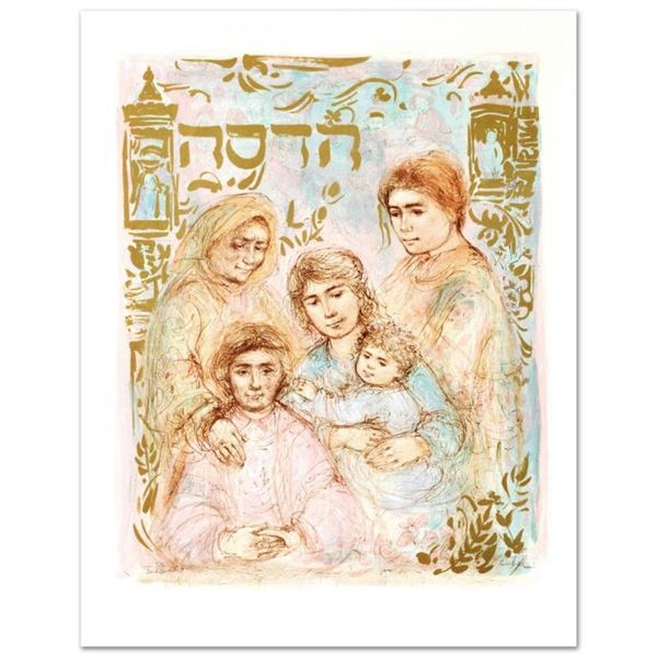 "Hadassah, The Generation" Limited Edition Lithograph by Edna Hibel, Numbered an