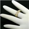 Image 4 : 14K Yellow Gold 0.55 ctw 5 Round Channel Set E VVS Diamond Wedding Band Ring