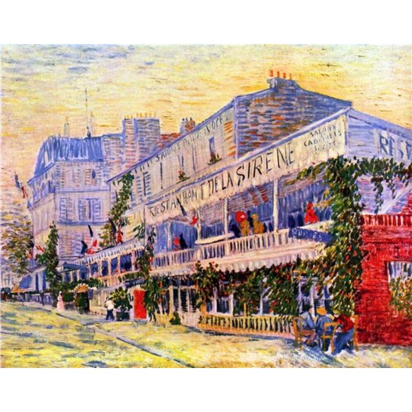 Van Gogh - The Restaurant De La Siren In Asnieres