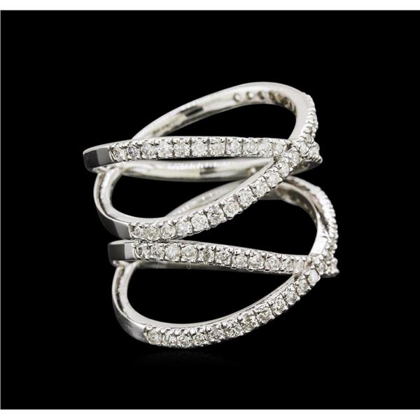 0.95 ctw Diamond Ring - 14KT White Gold