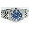 Image 3 : Rolex Mens Stainless Steel Blue String Diamond 36MM Datejust Oyster Perpetual Wr