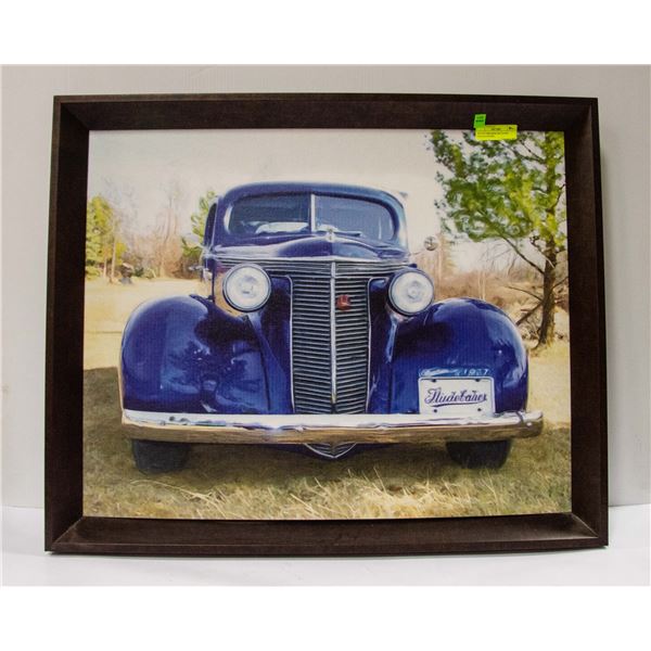 1937 STUDEBAKER DICTATOR  CANVAS BOARD 33X27
