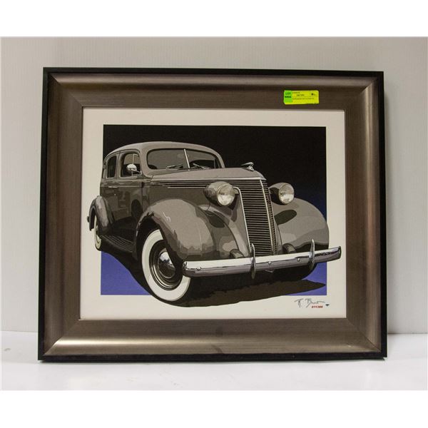 1937 STUDEBAKER DICTATOR ON CANVAS 24X21