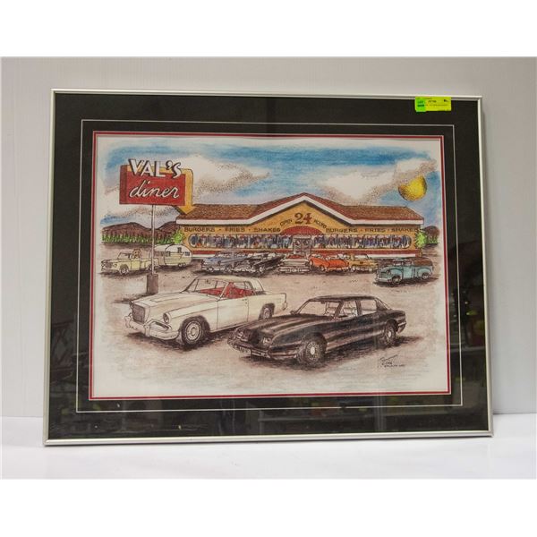 VAL'S DINER - STUDEBAKER MEET 30X24
