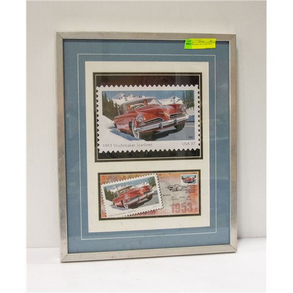 STUDEBAKER USPS STAMP ISSUE 17X20