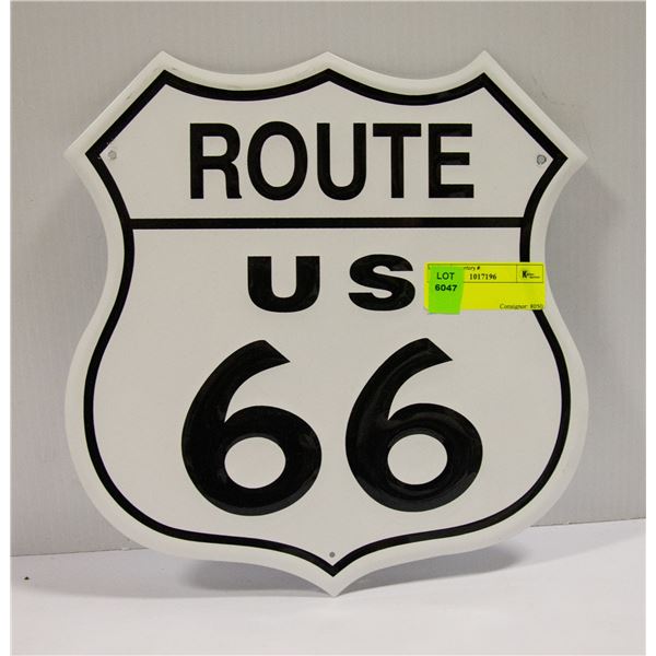 ROUTE 66 TIN SIGN