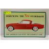 Image 1 : "THE NEW STUDEBAKER" TIN SIGN