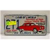 Image 1 : LAND OF LINCOLN LICENSE PLATE