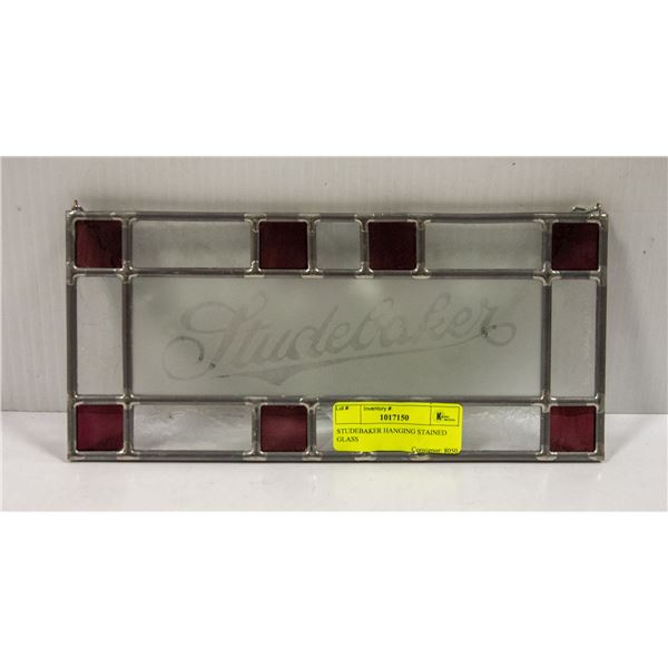 STUDEBAKER HANGING STAINED GLASS
