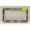 Image 1 : HOLIDAY ALBERTA PLAID LICENSE FRAME