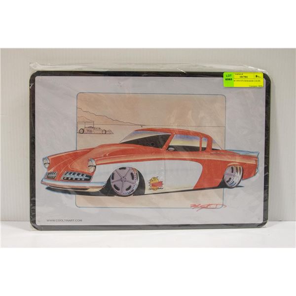 CUSTOM 1954 STUDEBAKER COUPE TIN SIGN