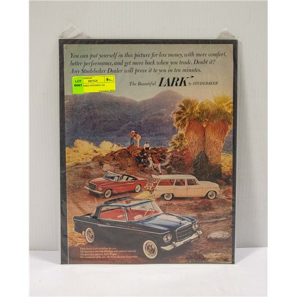 THREE LARKS OFFERING AD