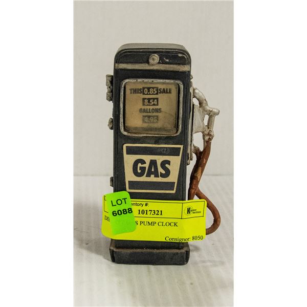 DIECAST GAS PUMP CLOCK