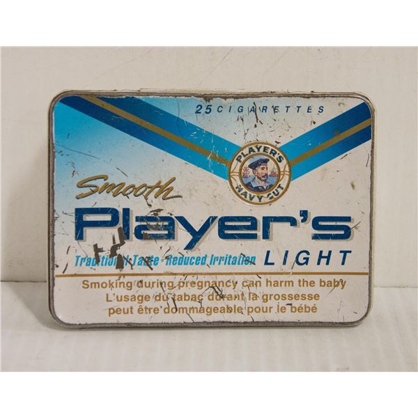 PLAYERS CIGARETTE TIN