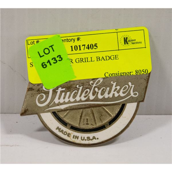 STUDEBAKER GRILL BADGE