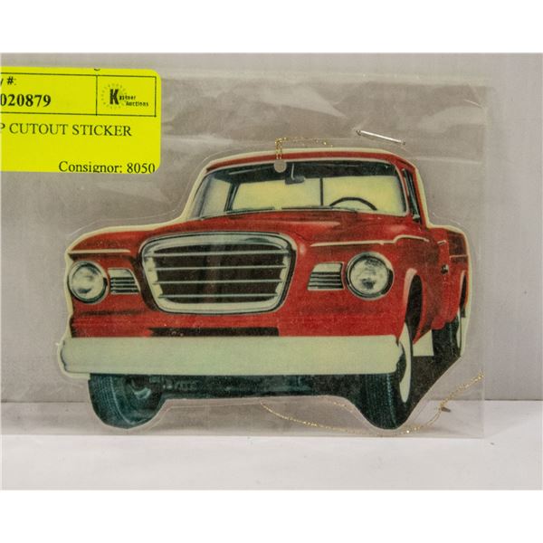 CHAMP PICKUP CUTOUT STICKER