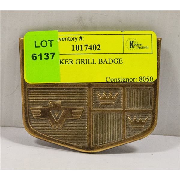 STUDEBAKER GRILL BADGE