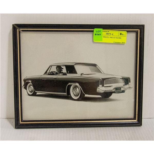 FACTORY PHOTO 1962 GT HAWK