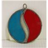 Image 1 : STUDEBAKER STAINED GLASS ORNAMENT 2 1/2"