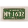Image 1 : TWO 1962 ALBERTA LICENSE PLATES
