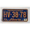 Image 1 : TWO 1973 ALBERTA LICENSE PLATES