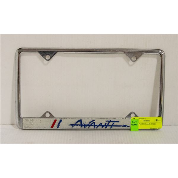 AVANTI PLATE FRAME (USED)