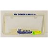 Image 1 : "MY OTHER CAR" LICENSE PLATE FRAME