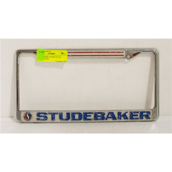 STUDEBAKER LICENSE PLATE FRAME (USED)