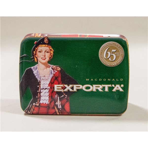 EXPORT A CIGARETTE TIN