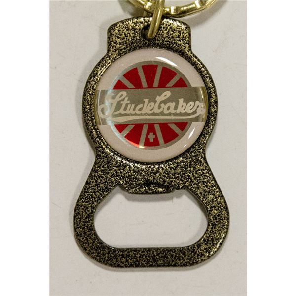 STUDEBAKER BOTTLE OPENER KEYCHAIN