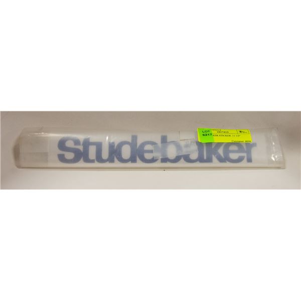STUDEBAKER STICKER  11 1/2"