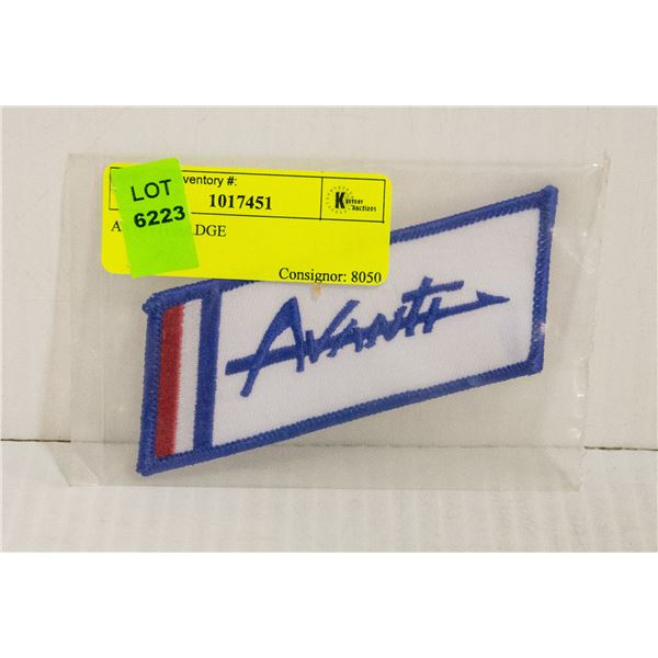 AVANTI BADGE