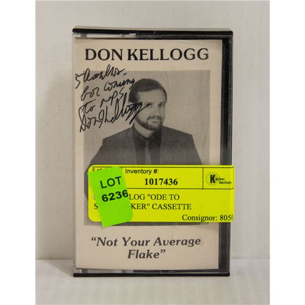 DON KELLOG "ODE TO STUDEBAKER" CASSETTE
