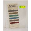 Image 1 : 1963 STUDEBAKER PAINT COLOUR CHIPS