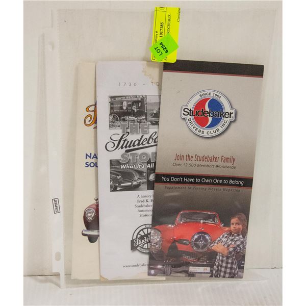 STUDEBAKER BROCHURES